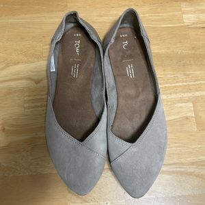 TOMS Suede Flats